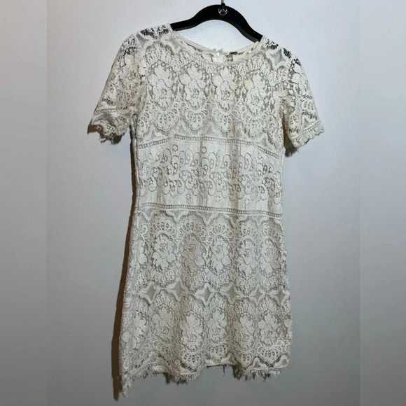 Free People Ivory Lace Dress - Picture 2 of 8